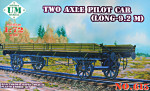 Two axle pilot car (long 9.2 meter)