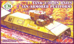 T-28 tank on rails (armored platform)