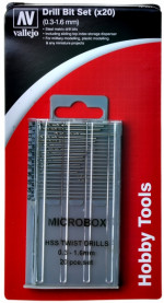 Microbox drill set 0.3-1.6 mm (20 pcs)