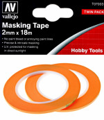 Precision Masking Tape 2 mm x 18 m, 2 pcs
