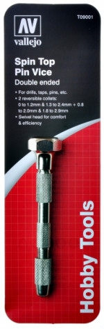Pin vice - double ended, swivel top