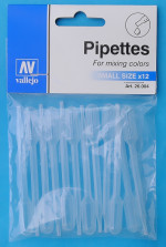 Pipettes 1 ml for mixing colors, 12 pcs