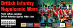 Paint Wargames Set British Infantry Napoleonic Wars, 8 pcs