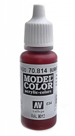 034: Model Color 814-17ML. cadmium umber red
