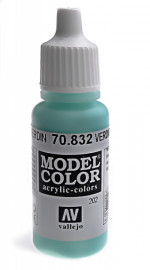 202:Model Color 832-17ML. Verdin glaze