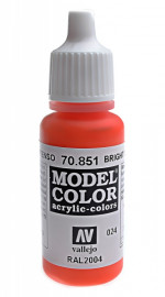 024: Model Color 851-17ML. Bright orange