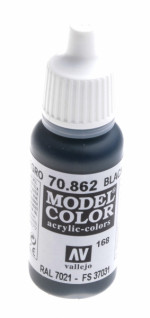 168: Model Color 862-17ML. Black Grey