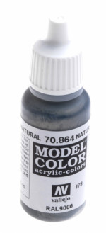 178: Model Color 864-17ML. Natural steel