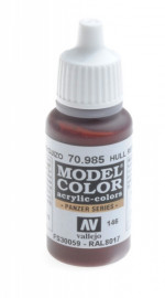 146: Model Color 985-17ML. Hull red