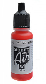 Model Air 070-17ML. Turn signal red metal