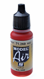 Model Air: 17 ml. Red