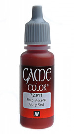 Game Color 001: 17 ML. Gory red