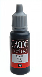 Game Color 051 : 17 ML. Chaos black
