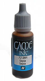 Game Color, Inky Sepia 17ml.