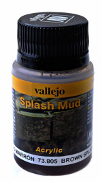 Brown splash mud, 40 ml. (Acrylic)
