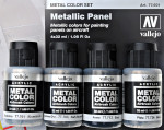 Metal Color Set Metallic Panel, 4 pcs