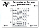 Fastening on German pioneer tools
