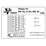 Photoetched set of details Slings for MP 40, K 98, MG 42