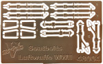 Photoetched set of details Seatbelts Luftwaffe WWII