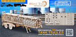 Mechanical 3D-puzzle "Trailer tank"