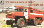 AZ-40 Ural-375 fire fighting pumped-tanker
