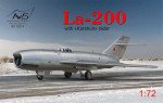 Истребитель Ла-200 с радаром "Коршун"