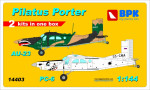 Самолеты Pilatus Porter PC-6 и Au-23 (2 шт)