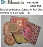 Материал для диорам: ковры - рисунок на ткани, набор 2