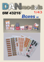 Материал для диорам из бумаги: картонные коробки в ассортименте. Набор 2.