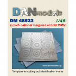 Трафарет для маркировки самолетов Королевских ВВС, Вторая мировая война