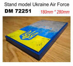 Подставка для моделей авиации. Тема: АТО, Украина (280x180 мм)