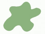 Акриловая краска "Aqueous Hobby Color" зеленый лайм, 10 мл