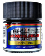 Краска металлик "Mr. Metal Color" железо, 10 мл