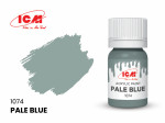 Акриловая краска ICM, бледно-синий