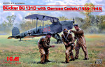 Bücker Bü 131D с германскими кадетами (1939-1945 г.)