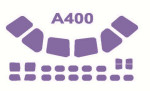 Маска для модели самолета Airbus A400M