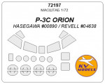 Маска для модели самолета P-3C "Orion" (Hasegawa)