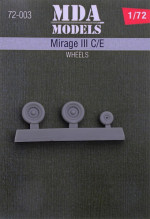 Колеса для Mirage III C/E 1/72