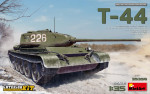 Средний танк T-44 с интерьером