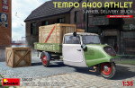 Трехколесный немецкий грузовик доставки Tempo A400