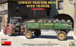 Немецкий трактор D8506 с прицепом