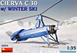 Автожир "Avro Cierva C.30" с зимними лыжами