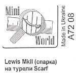 Lewis Mk II machine-gun on Scarf ring mount