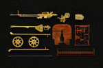 Станковый крупнокалиберный пулемет ДШКМ, калибр 12,7 на 2-х колесном станке (СССР)