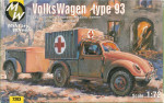 MW7203 Volkswagen German car 4x4 type 93