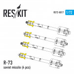 Смоляной набор: Управляемая ракета класса воздух-воздух R-73, 4 шт