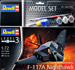 Подарочный набор с моделью истребителя F-117 