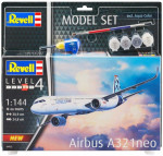 Подарочный набор с пассажирским самолетом Airbus A321 Neo