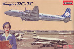 Транспортный самолет Douglas DC-7C KLM Королевские Голландские авиалинии