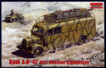 Немецкий штабной автобус Opel 3.6-47 Blitz Omnibus Stabswagen